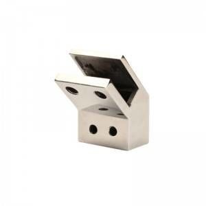 Mirror Polished Precision Investment Castings Stainless Steel Railing Glass Clamp Glass Fixings